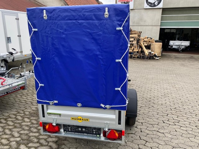 Humbaur HA 752111 ohne KV, mit Hochplane 140 cm, 750 kg, 2050 x 1100 x 350 mm - Car trailer: picture 4 Humbaur HA 752111 ohne KV, mit Hochplane 140 cm, 750 kg, 2050 x 1100 x 350 mm - Car trailer: picture 4