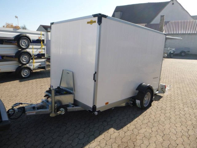 Humbaur Koffer Absenkanhänger mit E-Pumpe HKT 183117-18P, 100 km/h 1,8 t. 3100 x 1765 x 1800 mm - Closed box trailer: picture 4 Humbaur Koffer Absenkanhänger mit E-Pumpe HKT 183117-18P, 100 km/h 1,8 t. 3100 x 1765 x 1800 mm - Closed box trailer: picture 4