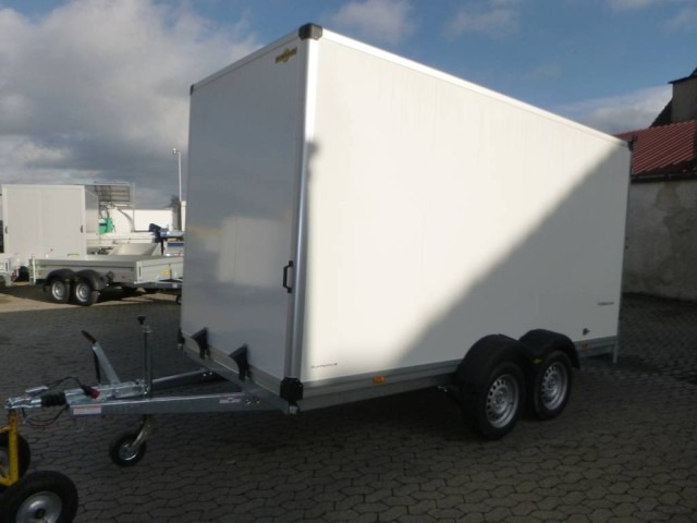 Humbaur Koffer HK 253718-20 PF30, 2,5 to. 3685x1730x1885mm - Closed box trailer: picture 1 Humbaur Koffer HK 253718-20 PF30, 2,5 to. 3685x1730x1885mm - Closed box trailer: picture 1