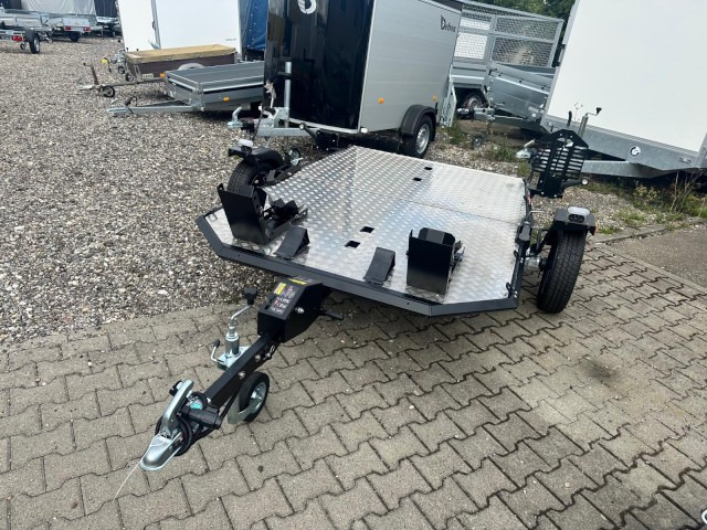 Lorries Motorradanhänger MT-2, 0,75 to. 240 x 174 cm, Alufelgen - Motorcycle trailer: picture 1 Lorries Motorradanhänger MT-2, 0,75 to. 240 x 174 cm, Alufelgen - Motorcycle trailer: picture 1