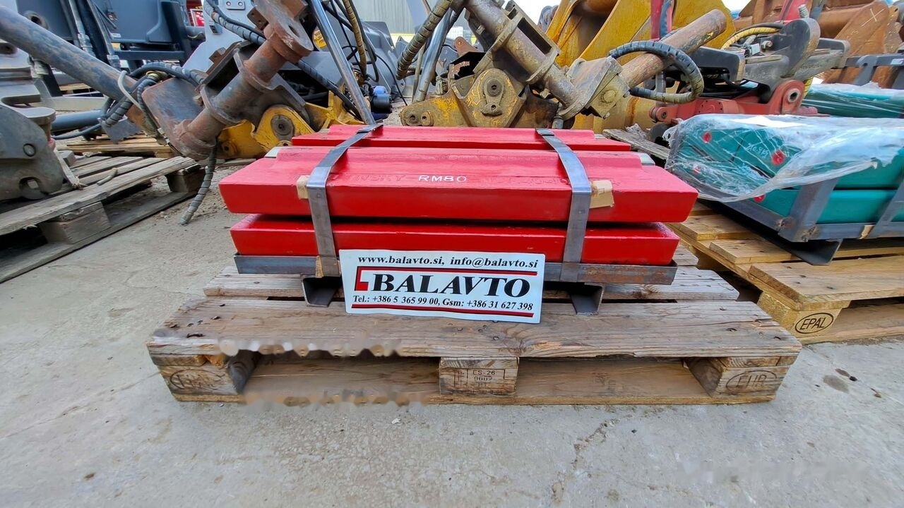 Blow bar Rubble Master RM80 for crusher - Spare parts for Crusher: picture 2 Blow bar Rubble Master RM80 for crusher - Spare parts for Crusher: picture 2