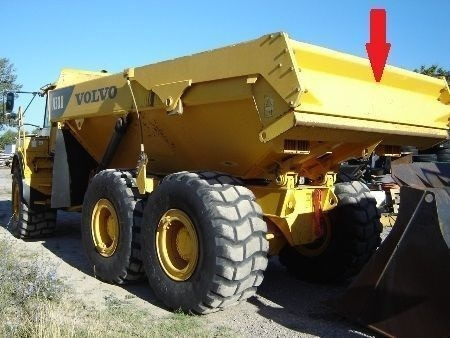Volvo tailgate Volvo A25, A30, A35 articulated dump - Body and exterior for Articulated dump truck: picture 3 Volvo tailgate Volvo A25, A30, A35 articulated dump - Body and exterior for Articulated dump truck: picture 3
