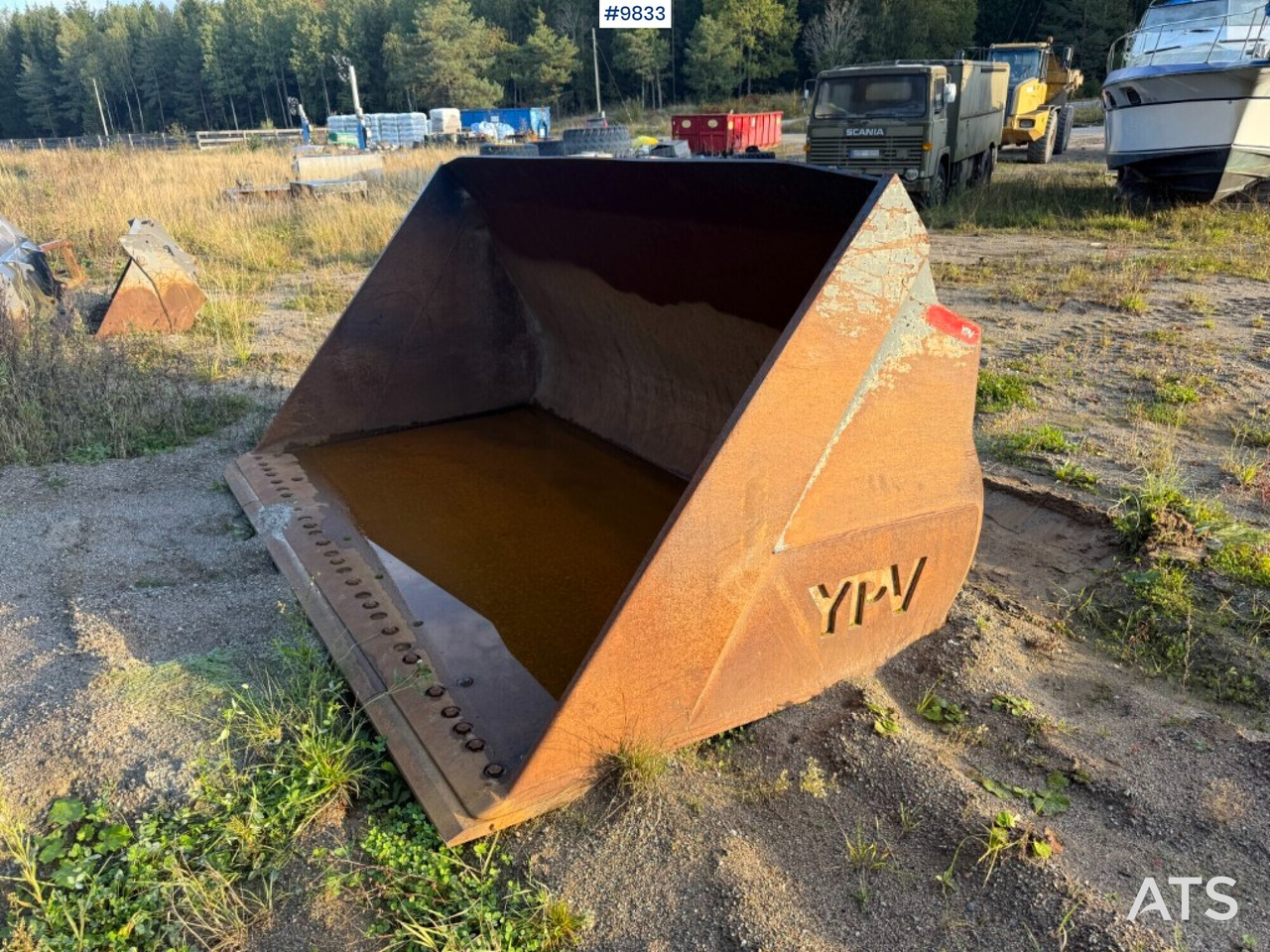 Bucket YPV GR 6.5m3 Large large BM - Loader bucket: picture 1 Bucket YPV GR 6.5m3 Large large BM - Loader bucket: picture 1