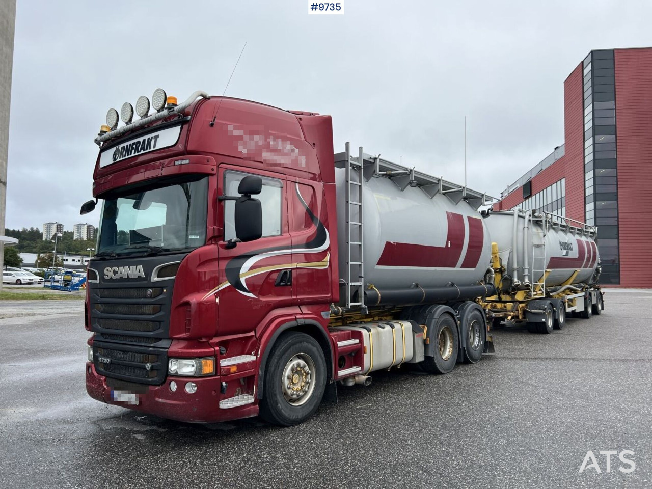 Bulk transport vehicle, Scania R730 with SITE AL-41-TPIK-4AK trailer - Tanker truck: picture 2 Bulk transport vehicle, Scania R730 with SITE AL-41-TPIK-4AK trailer - Tanker truck: picture 2
