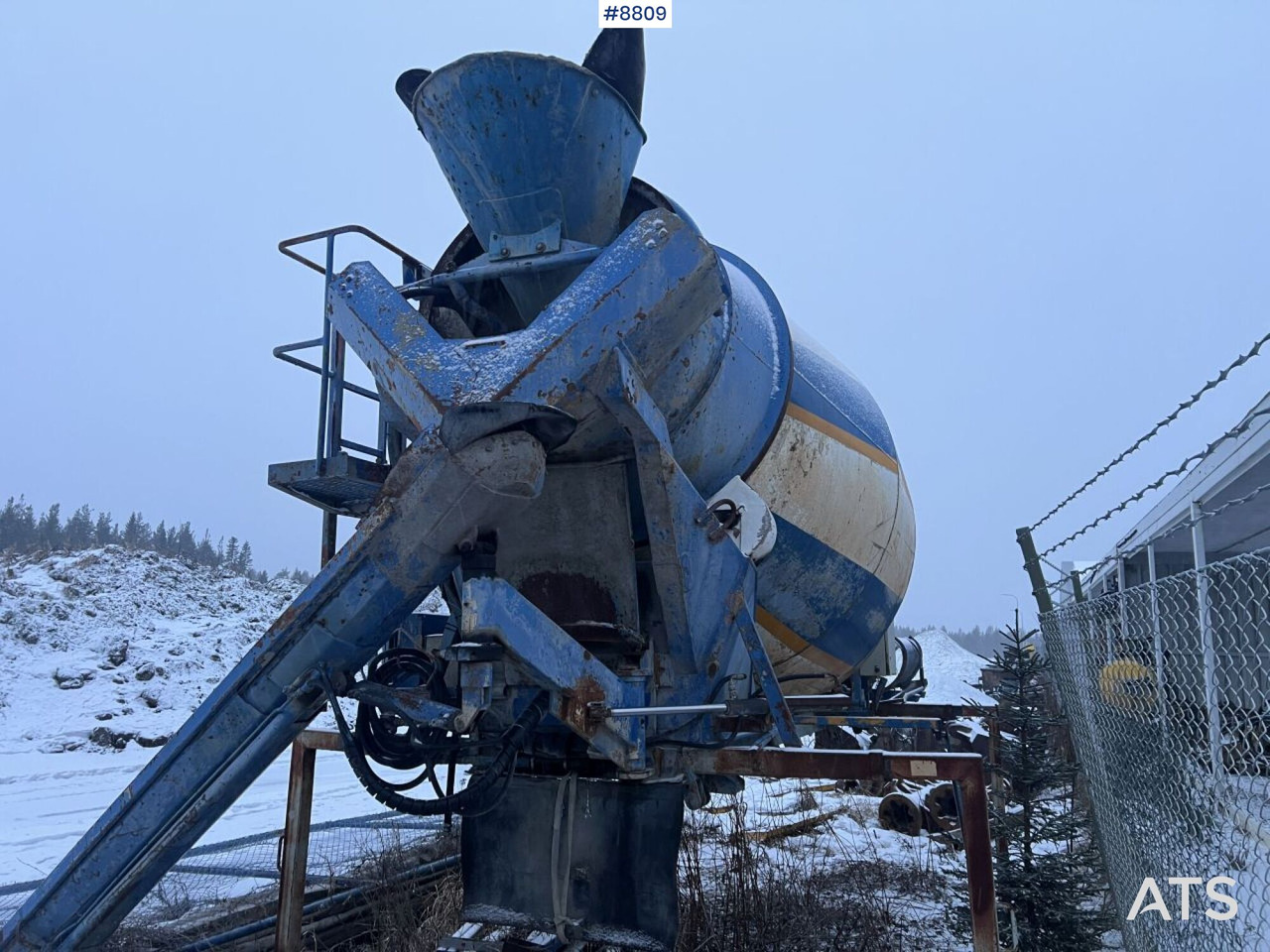 Concrete rotator 6 m3 with Laxo attachment - Concrete mixer drum: picture 2 Concrete rotator 6 m3 with Laxo attachment - Concrete mixer drum: picture 2