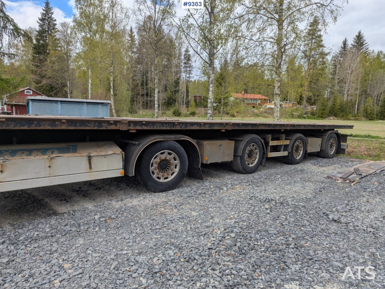 Flatbed trailer Närko - Dropside/ Flatbed semi-trailer: picture 5 Flatbed trailer Närko - Dropside/ Flatbed semi-trailer: picture 5