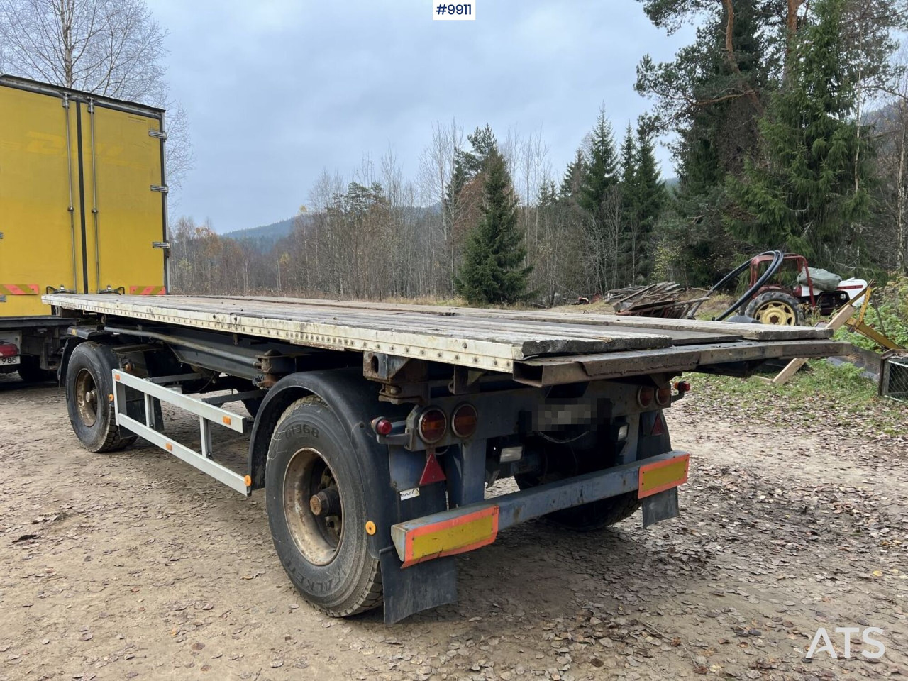 KRONE AZW 20E Container trailer with interchangeable body - Dropside/ Flatbed trailer: picture 3 KRONE AZW 20E Container trailer with interchangeable body - Dropside/ Flatbed trailer: picture 3