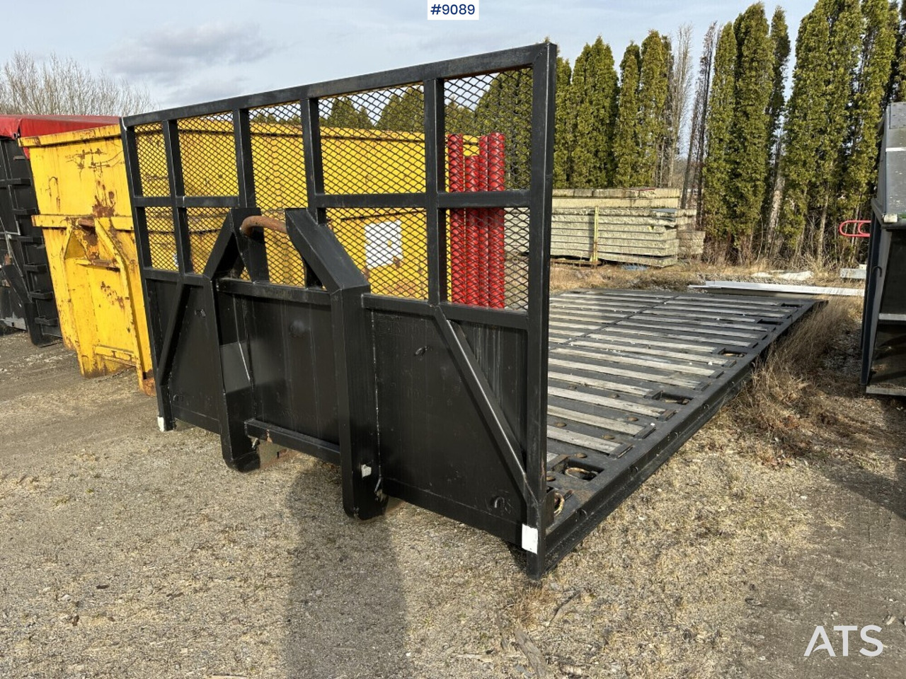 Machine flatbed, Laxo - Roll-off container: picture 1 Machine flatbed, Laxo - Roll-off container: picture 1