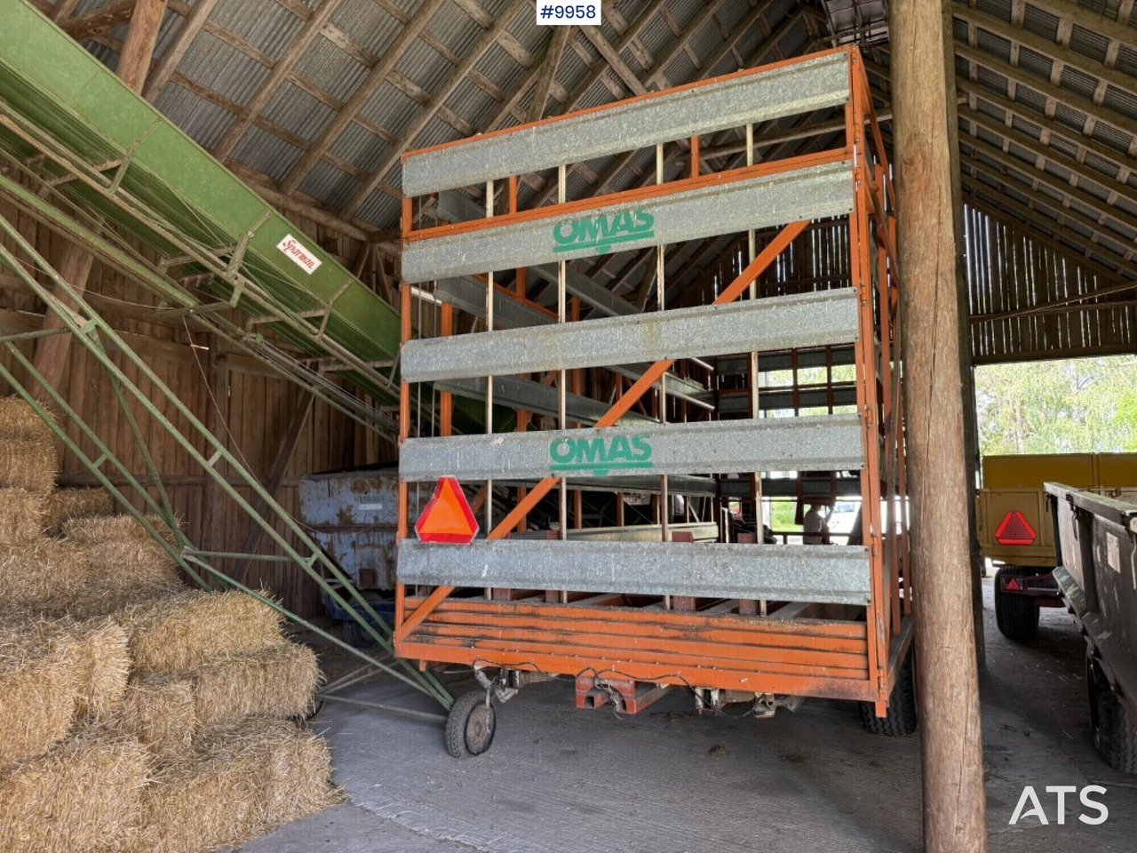 Self-loading trailer small bale Omas CB170 S - Other machinery: picture 5 Self-loading trailer small bale Omas CB170 S - Other machinery: picture 5