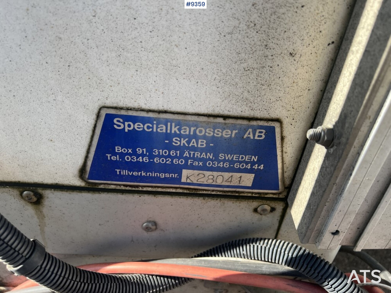 Refrigerated trailer cabinet SKAB - Refrigerator swap body: picture 5 Refrigerated trailer cabinet SKAB - Refrigerator swap body: picture 5