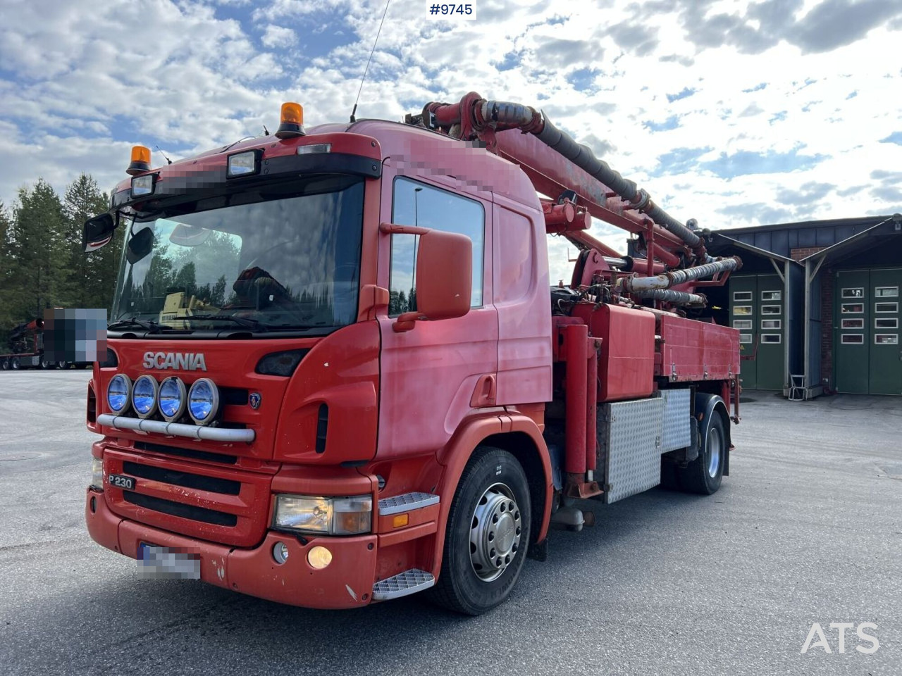 Concrete pump truck Scania P230 with Concrete pump: picture 9