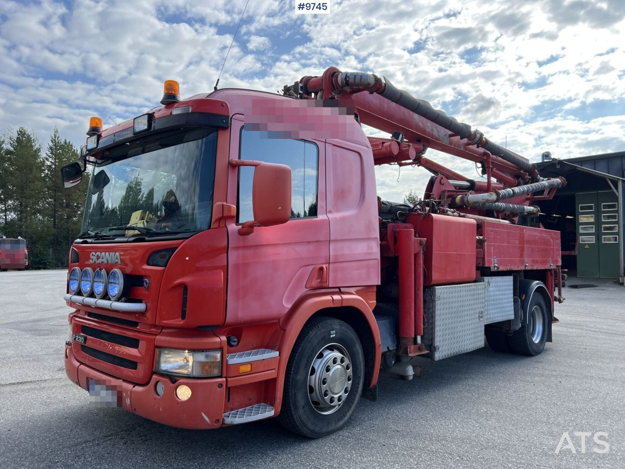 Scania P230 with Concrete pump - Concrete pump truck: picture 1 Scania P230 with Concrete pump - Concrete pump truck: picture 1