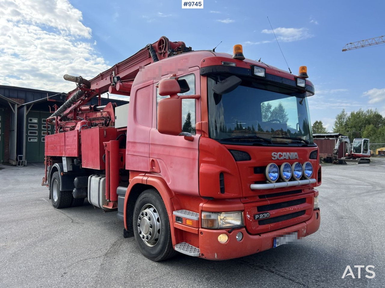 Concrete pump truck Scania P230 with Concrete pump: picture 7