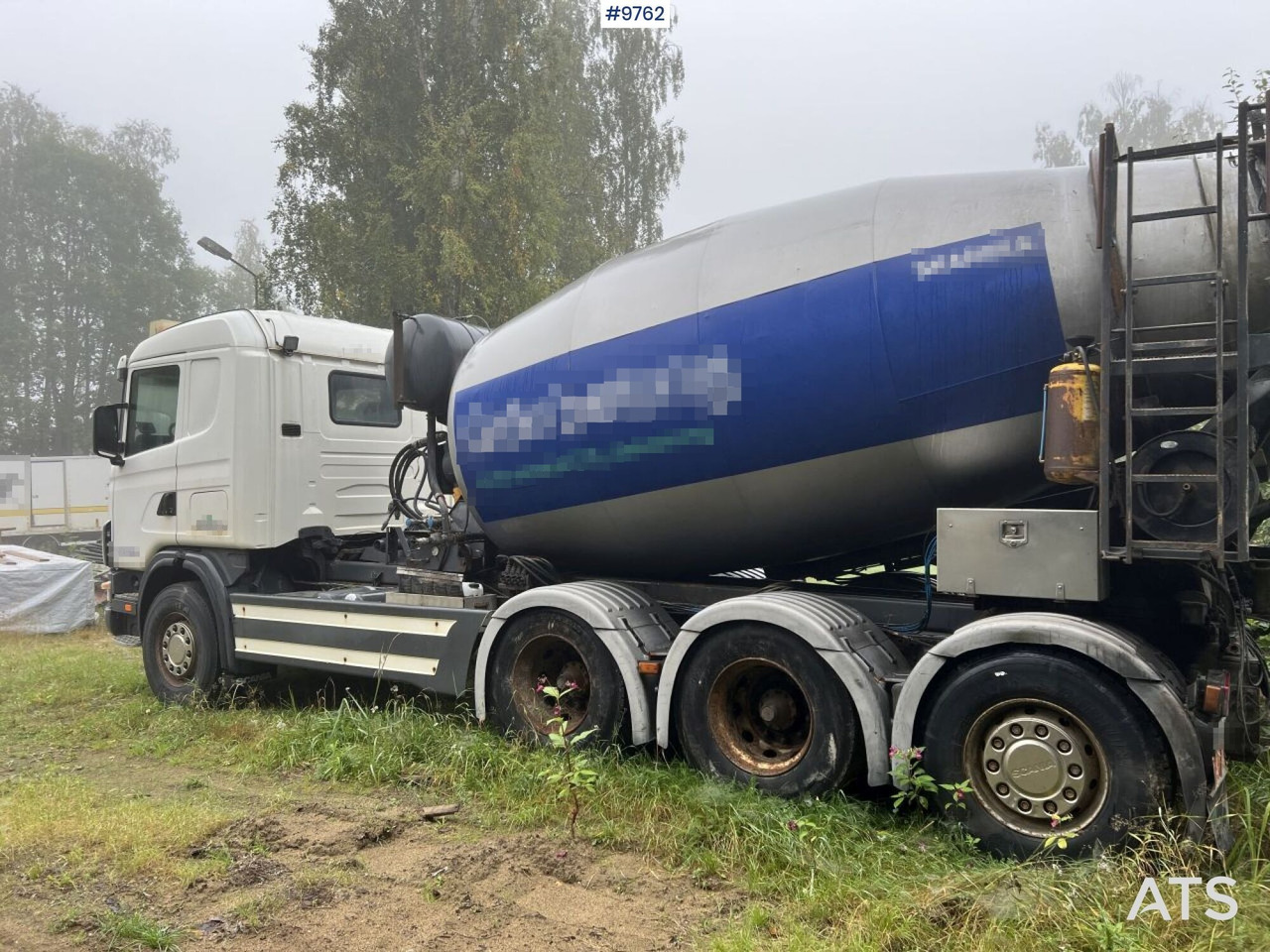 Scania R124 Tridem Concrete Truck - Concrete mixer truck: picture 4 Scania R124 Tridem Concrete Truck - Concrete mixer truck: picture 4