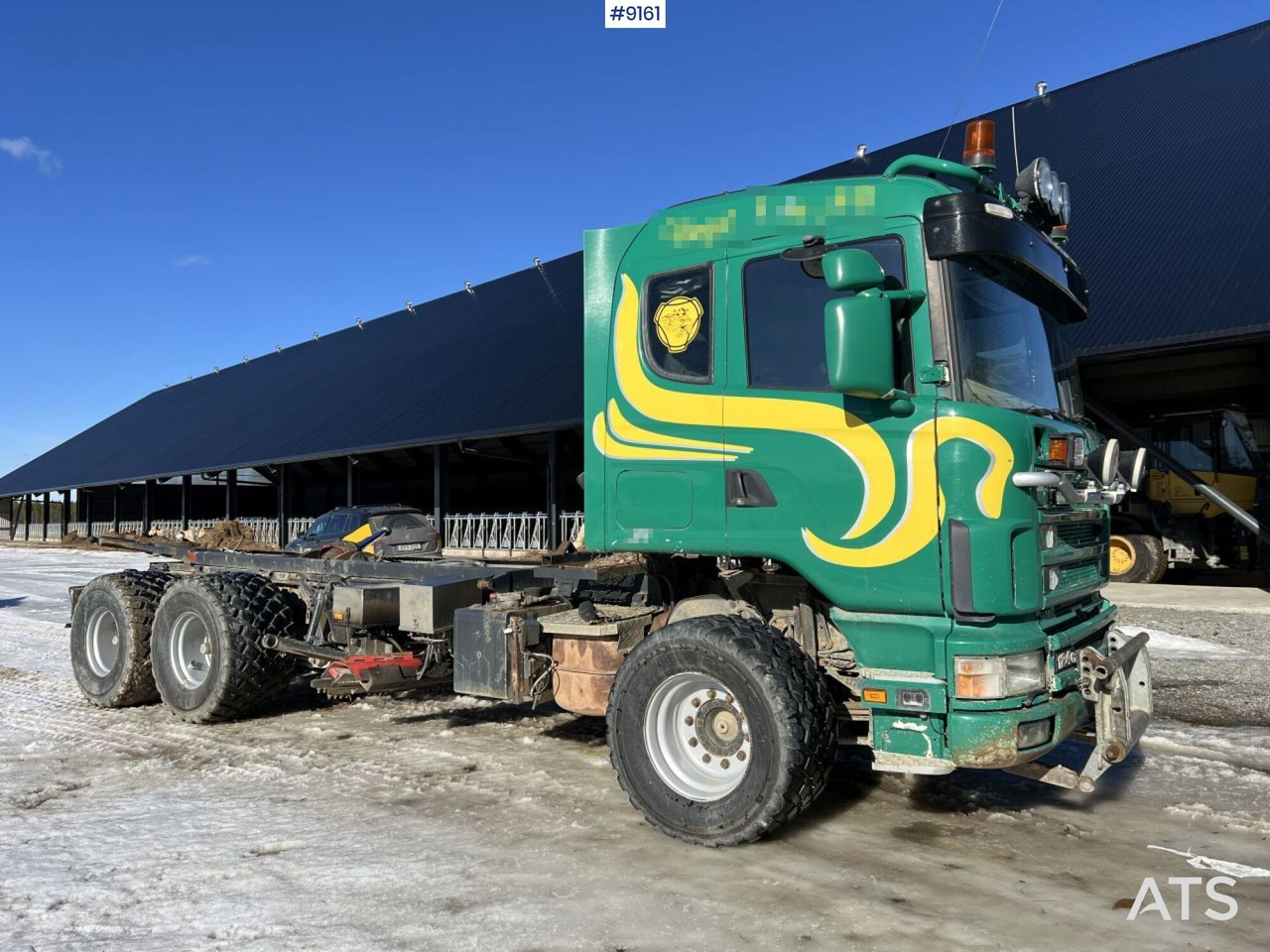 Scania R124 with cameleont quick lock, underbite and plow attachments - Cab chassis truck: picture 2 Scania R124 with cameleont quick lock, underbite and plow attachments - Cab chassis truck: picture 2