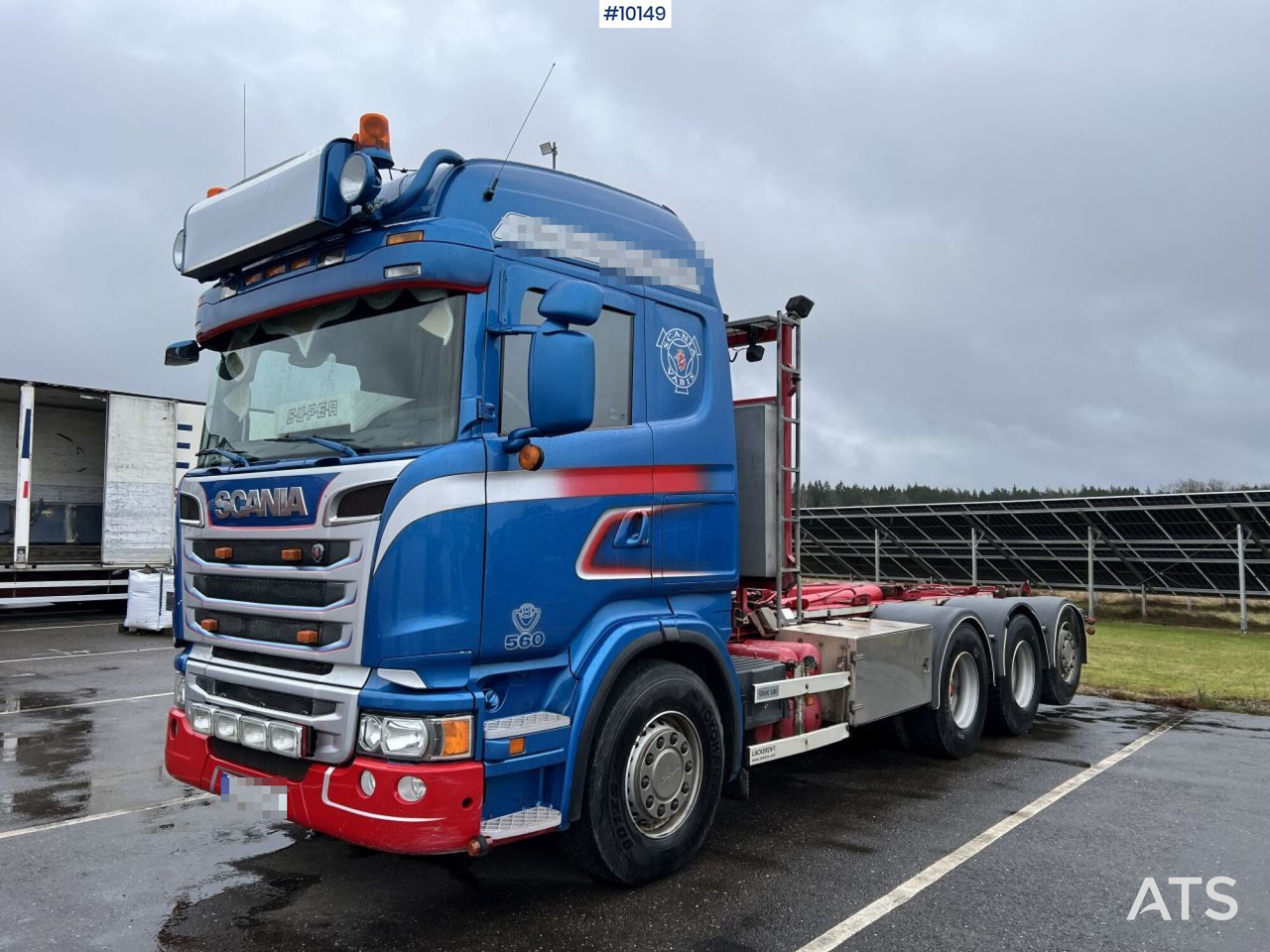 Scania R560 Tridem Hooklift Truck - Hook lift truck: picture 3 Scania R560 Tridem Hooklift Truck - Hook lift truck: picture 3