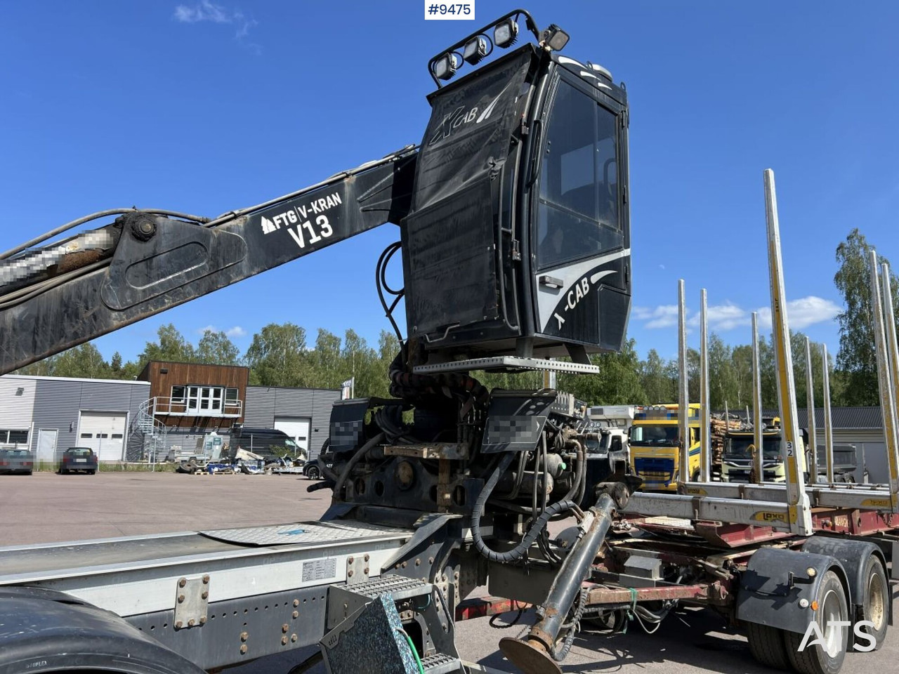 Scania R580 Timmerbil med kran och släp, Timmerekipage - Timber truck: picture 5 Scania R580 Timmerbil med kran och släp, Timmerekipage - Timber truck: picture 5