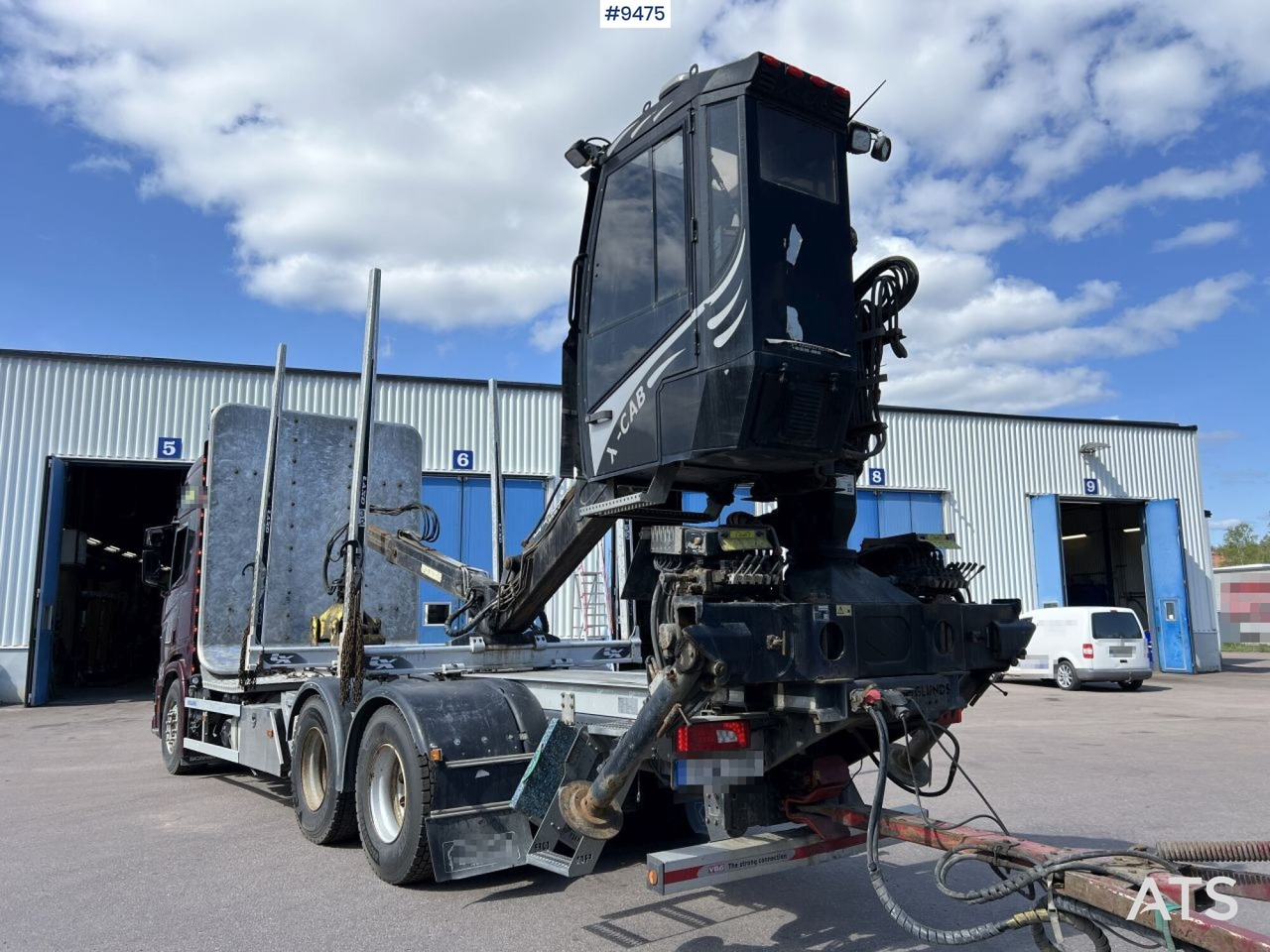 Scania R580 Timmerbil med kran och släp, Timmerekipage - Timber truck: picture 4 Scania R580 Timmerbil med kran och släp, Timmerekipage - Timber truck: picture 4