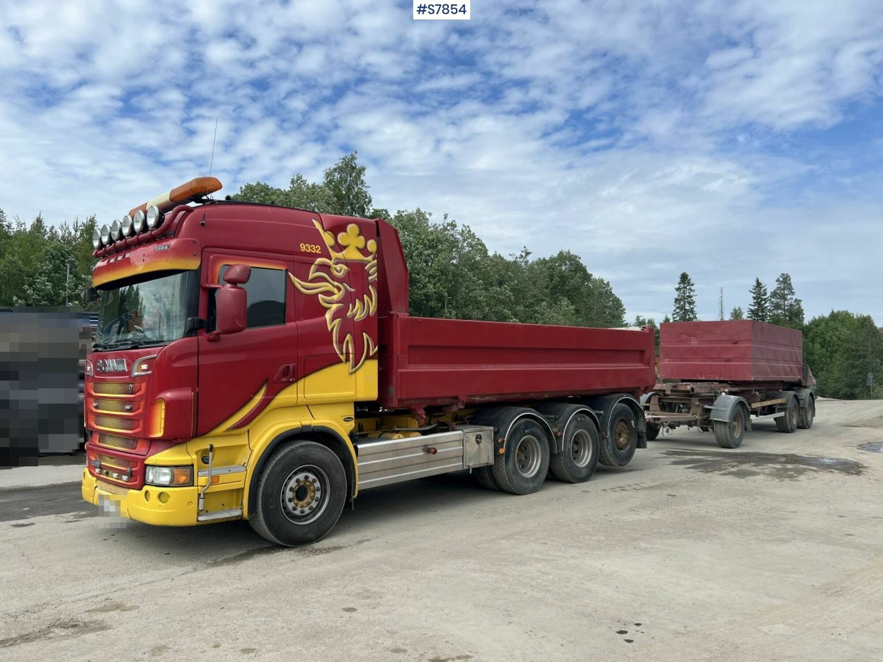 Tipper Truck Scania R500 with side tipper and ORY T 10 Tipper trailer - Tipper, Tipper trailer: picture 1 Tipper Truck Scania R500 with side tipper and ORY T 10 Tipper trailer - Tipper, Tipper trailer: picture 1