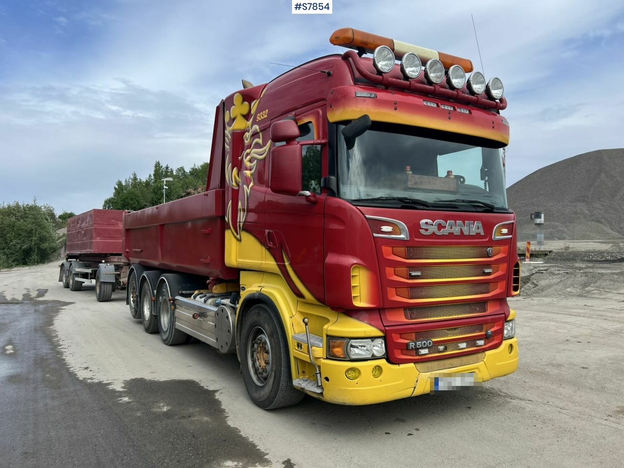 Tipper Truck Scania R500 with side tipper and ORY T 10 Tipper trailer - Tipper, Tipper trailer: picture 2 Tipper Truck Scania R500 with side tipper and ORY T 10 Tipper trailer - Tipper, Tipper trailer: picture 2