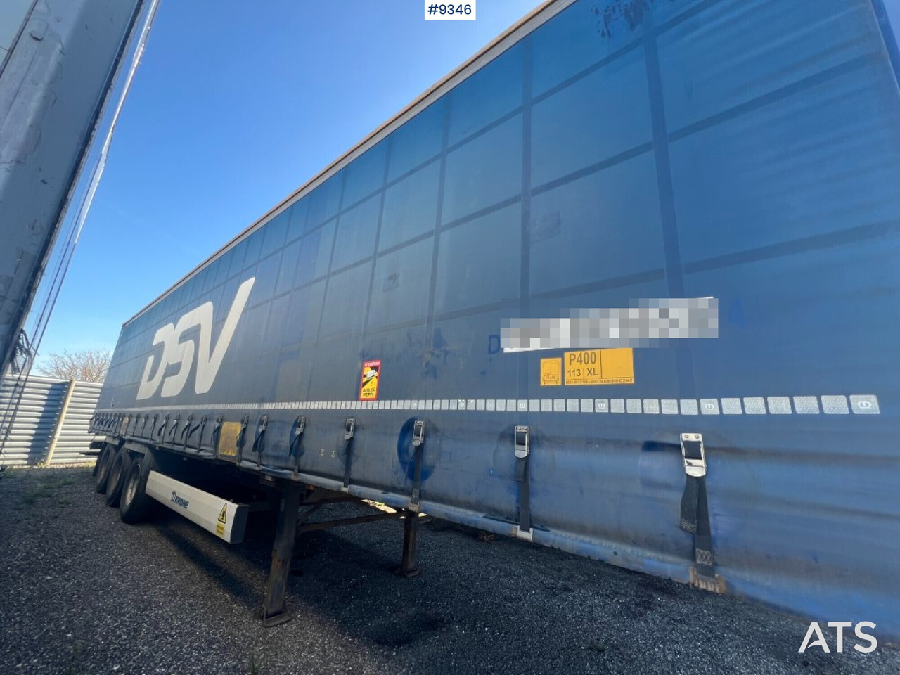 Trailer - KRONE SD - Curtainsider semi-trailer: picture 3 Trailer - KRONE SD - Curtainsider semi-trailer: picture 3