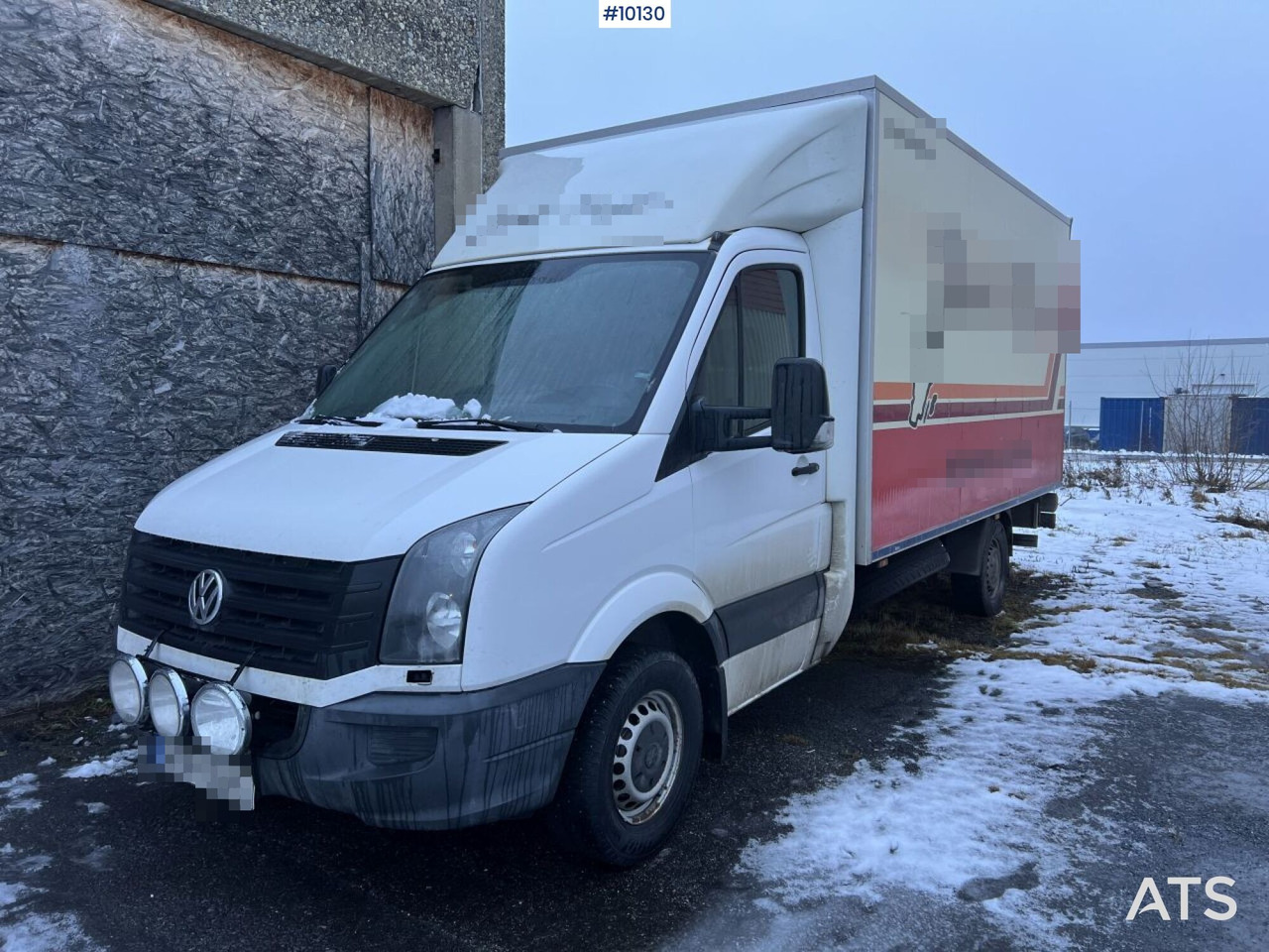 VW Volkswagen Crafter van with tailgate lift - Reparation OBJECT - Closed box van: picture 1 VW Volkswagen Crafter van with tailgate lift - Reparation OBJECT - Closed box van: picture 1
