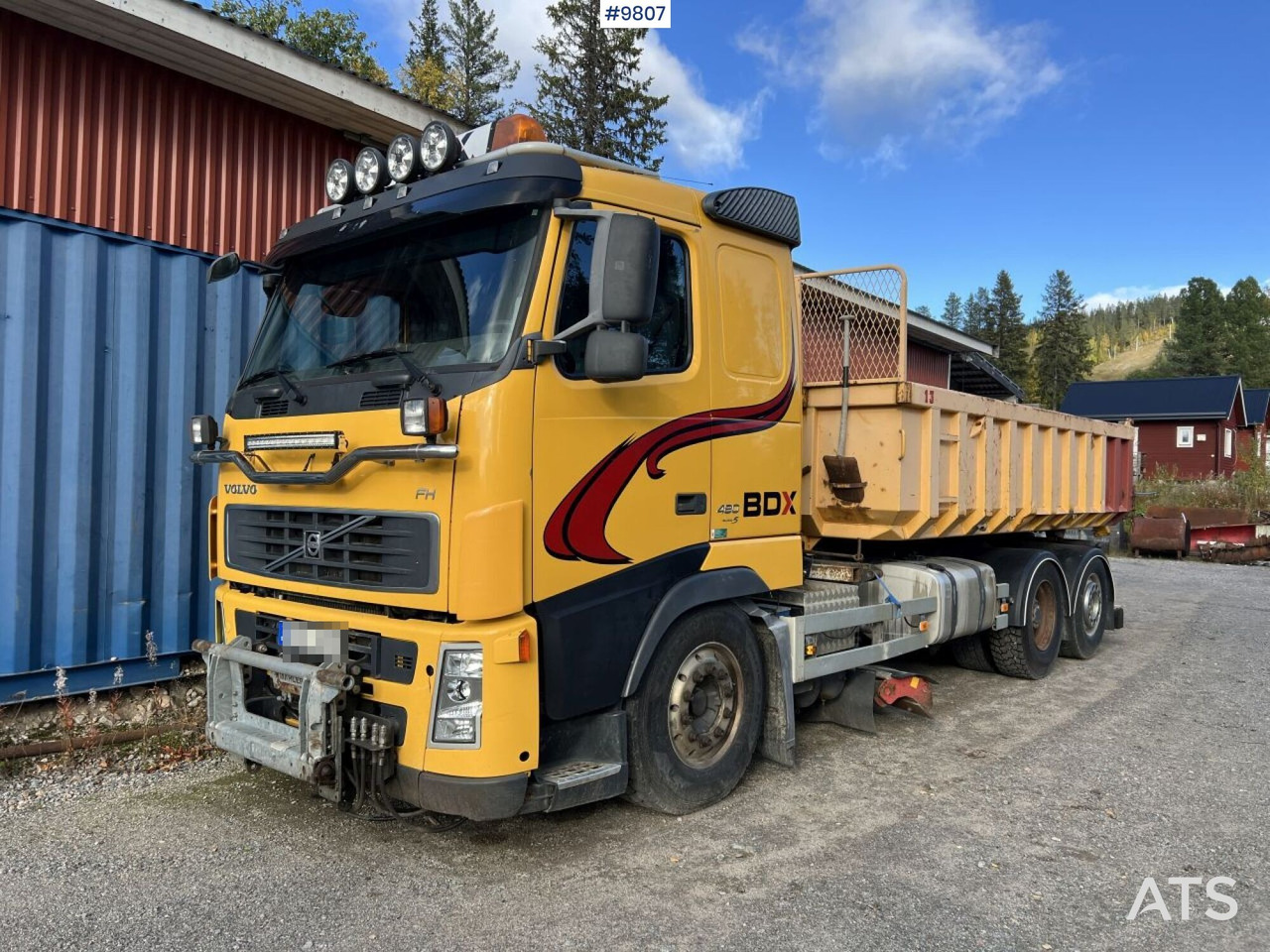 Volvo FH-480 6*2 with LAXO-Quick lock and plow equipment - Tipper: picture 1 Volvo FH-480 6*2 with LAXO-Quick lock and plow equipment - Tipper: picture 1