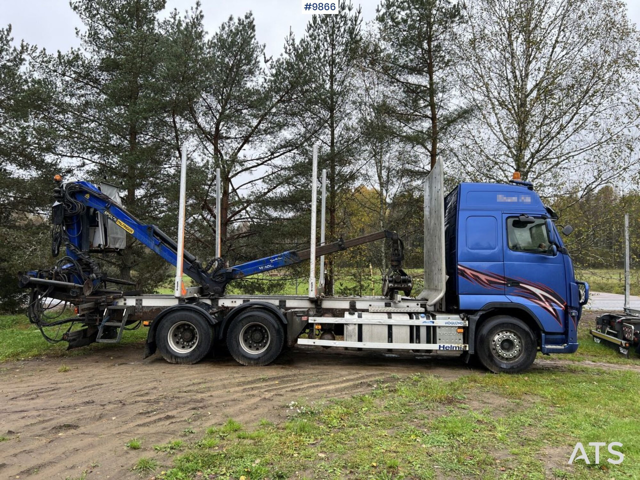 Volvo FH D13 Timber truck with Palfinger M110 crane - Timber truck: picture 3 Volvo FH D13 Timber truck with Palfinger M110 crane - Timber truck: picture 3