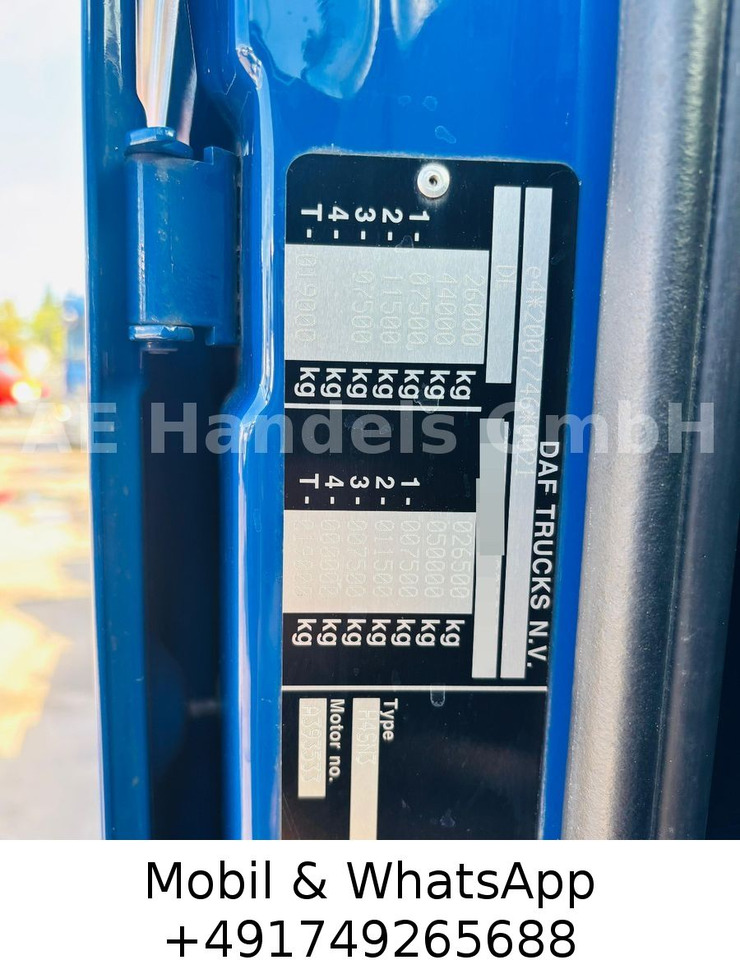 Container transporter/ Swap body truck DAF XF 480 SSC LL BDF *Retarder/Lenk+Lift/ACC/2xTank: picture 9 Container transporter/ Swap body truck DAF XF 480 SSC LL BDF *Retarder/Lenk+Lift/ACC/2xTank: picture 9