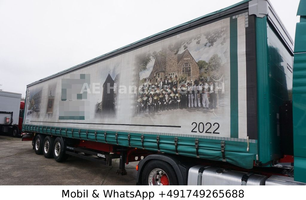 Kögel S 24-1 Coilmulde *1.Lift/3.Lenk/Tautliner/Edscha - Curtainsider semi-trailer: picture 1 Kögel S 24-1 Coilmulde *1.Lift/3.Lenk/Tautliner/Edscha - Curtainsider semi-trailer: picture 1