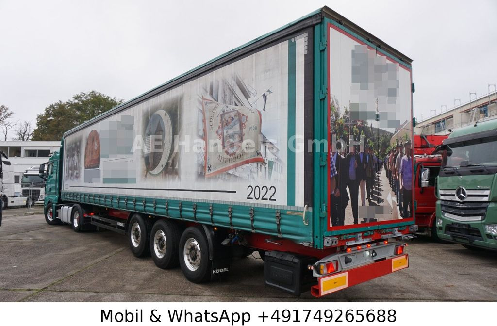 Kögel S 24-1 Coilmulde *1.Lift/3.Lenk/Tautliner/Edscha - Curtainsider semi-trailer: picture 5 Kögel S 24-1 Coilmulde *1.Lift/3.Lenk/Tautliner/Edscha - Curtainsider semi-trailer: picture 5