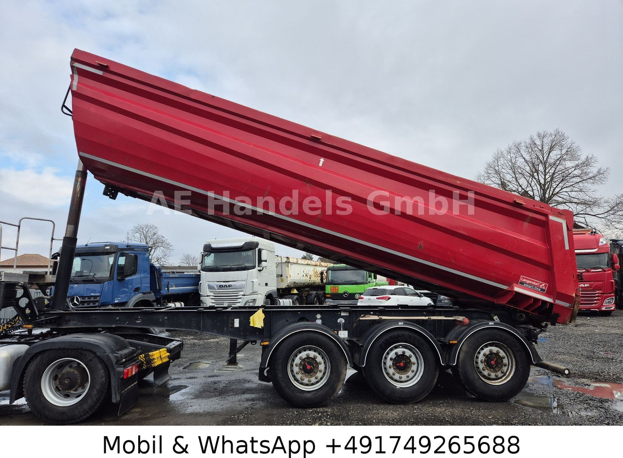 Langendorf NW-3 Stahl *26m³/1.Liftachse/Podest/Rollplane - Tipper semi-trailer: picture 2 Langendorf NW-3 Stahl *26m³/1.Liftachse/Podest/Rollplane - Tipper semi-trailer: picture 2