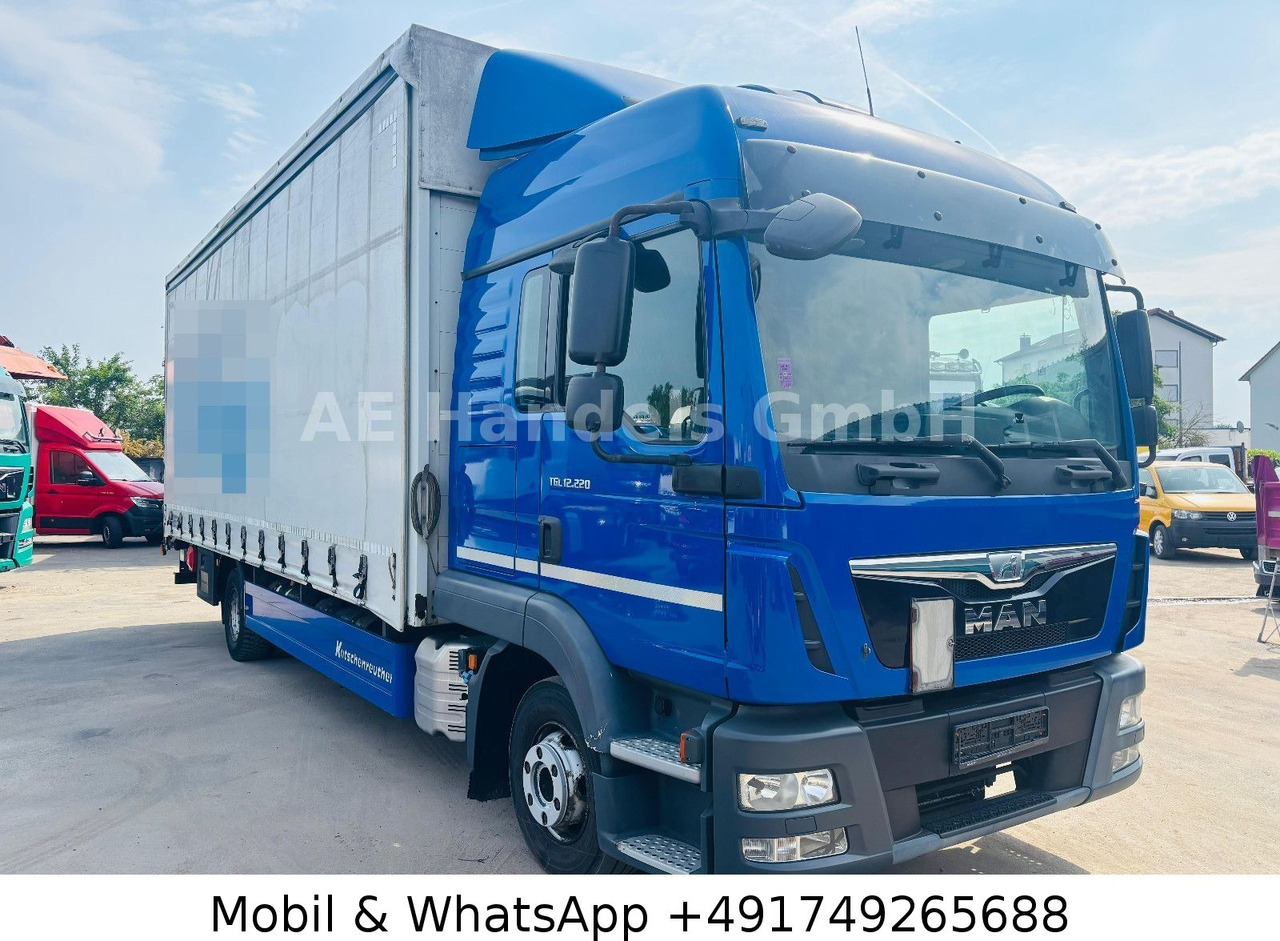 MAN TGL 12.220 LX BL*Tautliner/Edscha/LBW/Standklima - Curtain side truck: picture 1 MAN TGL 12.220 LX BL*Tautliner/Edscha/LBW/Standklima - Curtain side truck: picture 1