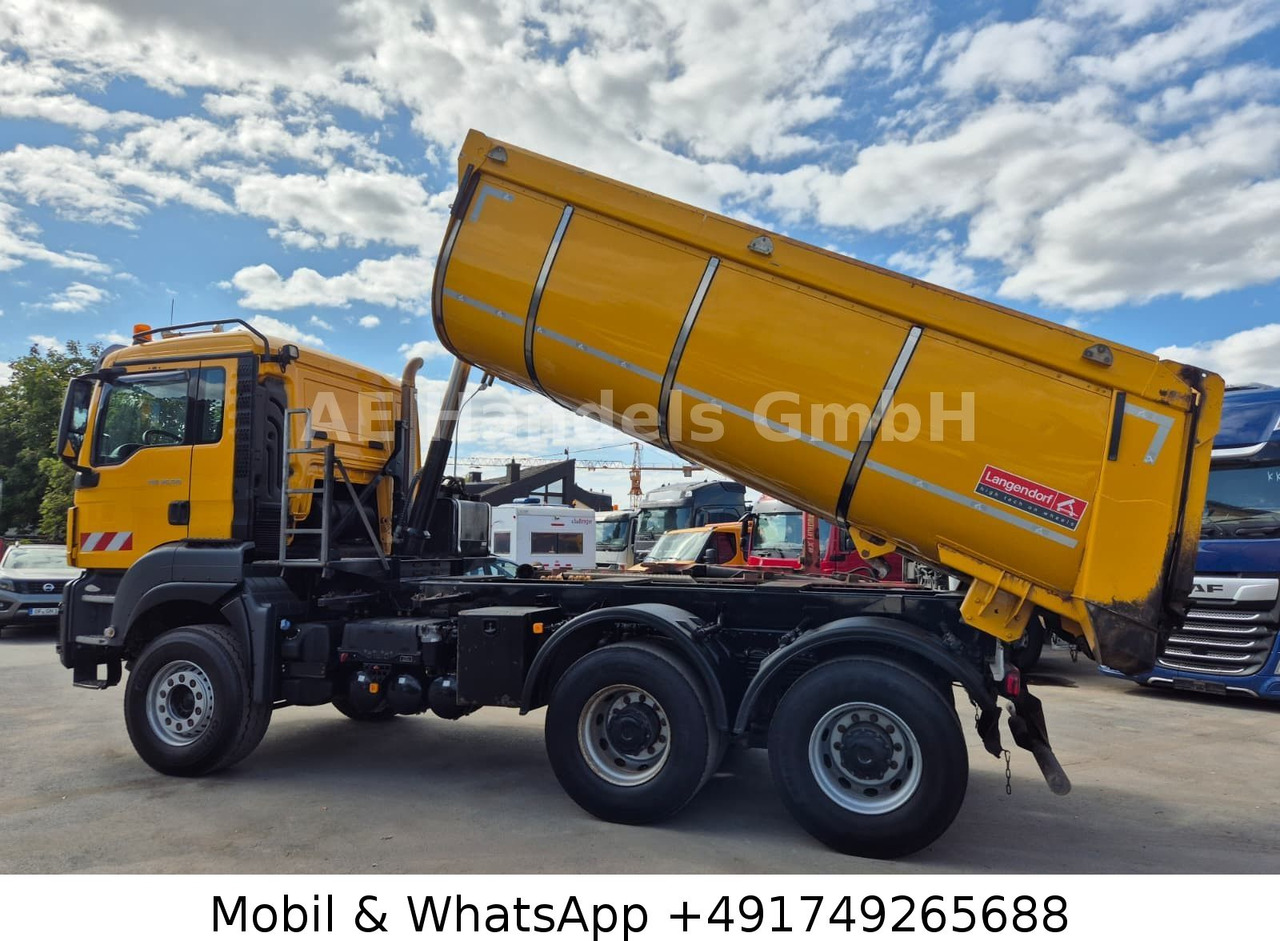 Skip loader truck MAN TGS 26.510 6x4 Langendorf*Retarder/14m³/Fertiger: picture 7