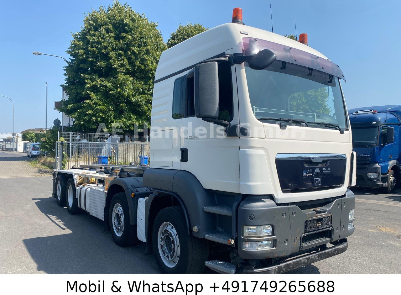 MAN TGS 35.440 XLX BL 8x2 Silo *Retarder/Lenk+Lift - Hook lift truck, Crane truck: picture 1 MAN TGS 35.440 XLX BL 8x2 Silo *Retarder/Lenk+Lift - Hook lift truck, Crane truck: picture 1