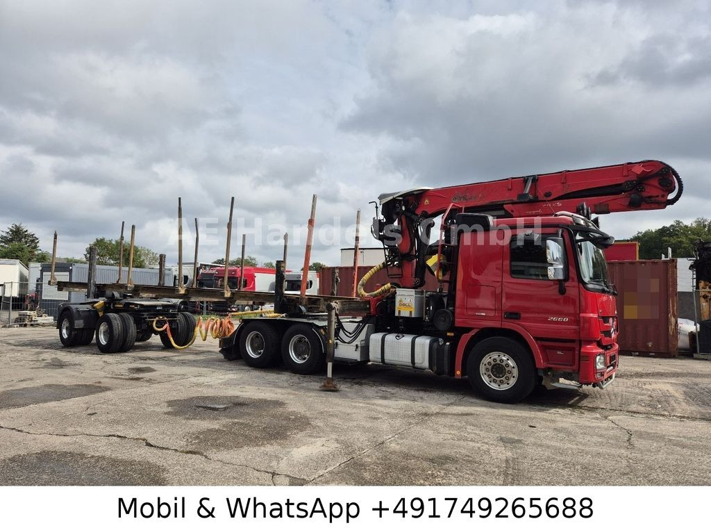 Mercedes-Benz Actros III 2660 L BL 6x4 *Retarder/AP/Palfinger - Timber truck: picture 2 Mercedes-Benz Actros III 2660 L BL 6x4 *Retarder/AP/Palfinger - Timber truck: picture 2