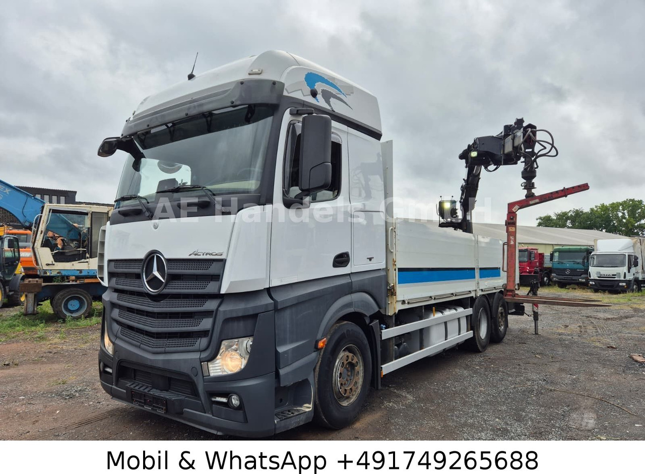 Mercedes-Benz Actros IV 2646 L LL 6x2 *Retarder/Hiab-177K-Pro - Dropside/ Flatbed truck, Crane truck: picture 1 Mercedes-Benz Actros IV 2646 L LL 6x2 *Retarder/Hiab-177K-Pro - Dropside/ Flatbed truck, Crane truck: picture 1