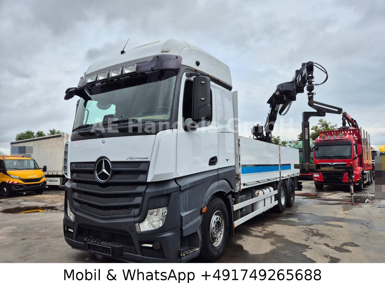 Mercedes-Benz Actros IV 2646 L LL 6x2 *Retarder/Hiab-177K-Pro - Dropside/ Flatbed truck, Crane truck: picture 1 Mercedes-Benz Actros IV 2646 L LL 6x2 *Retarder/Hiab-177K-Pro - Dropside/ Flatbed truck, Crane truck: picture 1