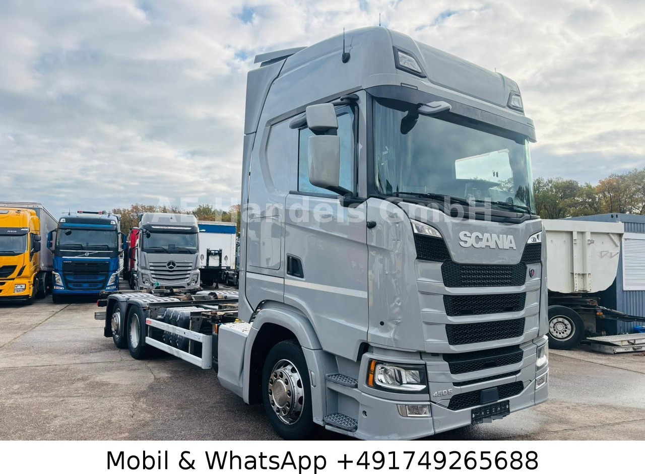 Scania S450 HighLine BDF *Retarder/Lenk+Lift/Multi/LBW - Container transporter/ Swap body truck: picture 1 Scania S450 HighLine BDF *Retarder/Lenk+Lift/Multi/LBW - Container transporter/ Swap body truck: picture 1