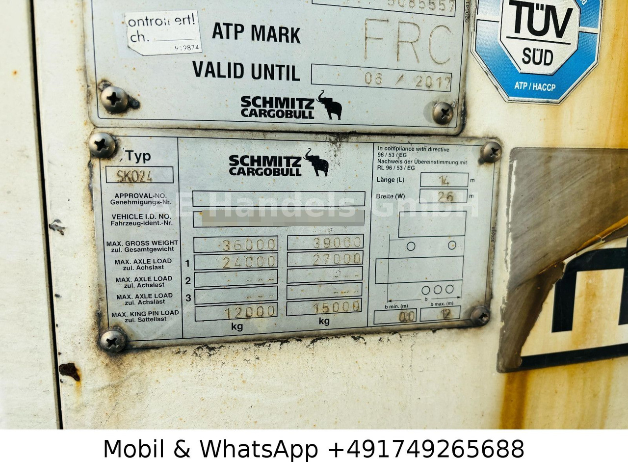 Leasing of Schmitz Cargobull SKO 24/13.4 FP60 Cool *ThermoKing-SLX400/+-30° Schmitz Cargobull SKO 24/13.4 FP60 Cool *ThermoKing-SLX400/+-30° Schmitz Cargobull SKO 24/13.4 FP60 Cool *ThermoKing-SLX400/+-30° Schmitz Cargobull SKO 24/13.4 FP60 Cool *ThermoKing-SLX400/+-30°: picture 19