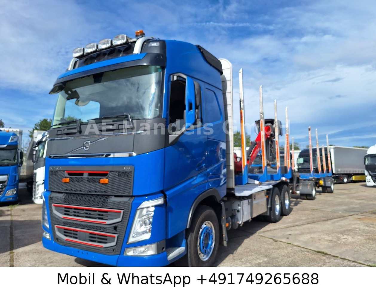 Volvo FH 540 Globe BL 6x4 Palfinger M12L80 *Retarder - Timber truck, Crane truck: picture 2 Volvo FH 540 Globe BL 6x4 Palfinger M12L80 *Retarder - Timber truck, Crane truck: picture 2