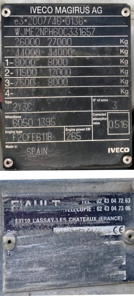 Car transporter truck Iveco STRALIS 360 e6 A Réparer: picture 9 Car transporter truck Iveco STRALIS 360 e6 A Réparer: picture 9