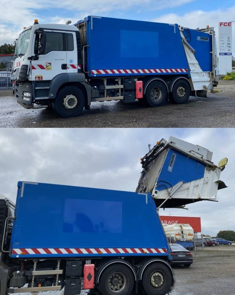MAN TGS 26.360-6x2 FAUN VR5Z/ZÖLLER endommagé - Refuse truck: picture 2 MAN TGS 26.360-6x2 FAUN VR5Z/ZÖLLER endommagé - Refuse truck: picture 2