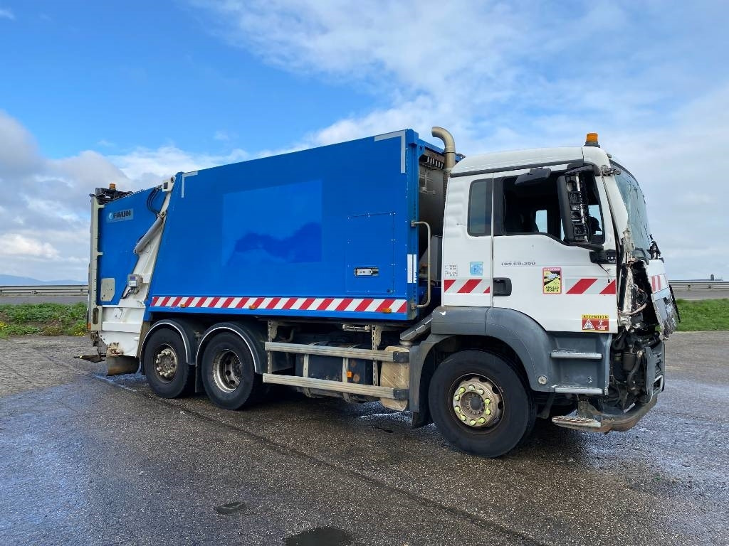 MAN TGS 26.360-6x2 FAUN VR5Z/ZÖLLER endommagé - Refuse truck: picture 4 MAN TGS 26.360-6x2 FAUN VR5Z/ZÖLLER endommagé - Refuse truck: picture 4