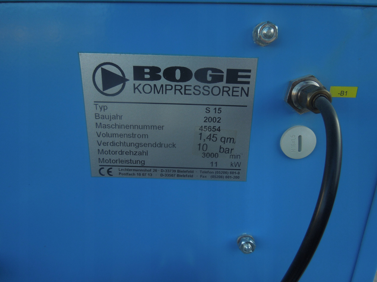BOGE S15 - Air compressor: picture 4 BOGE S15 - Air compressor: picture 4