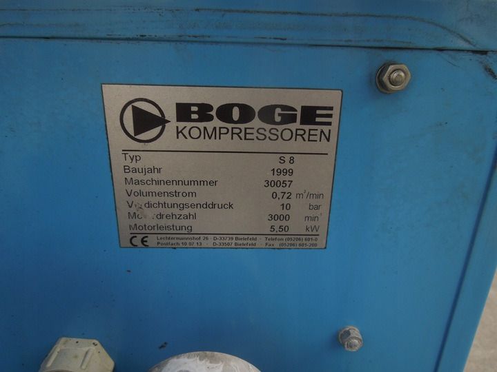 BOGE S8 - Air compressor: picture 3 BOGE S8 - Air compressor: picture 3