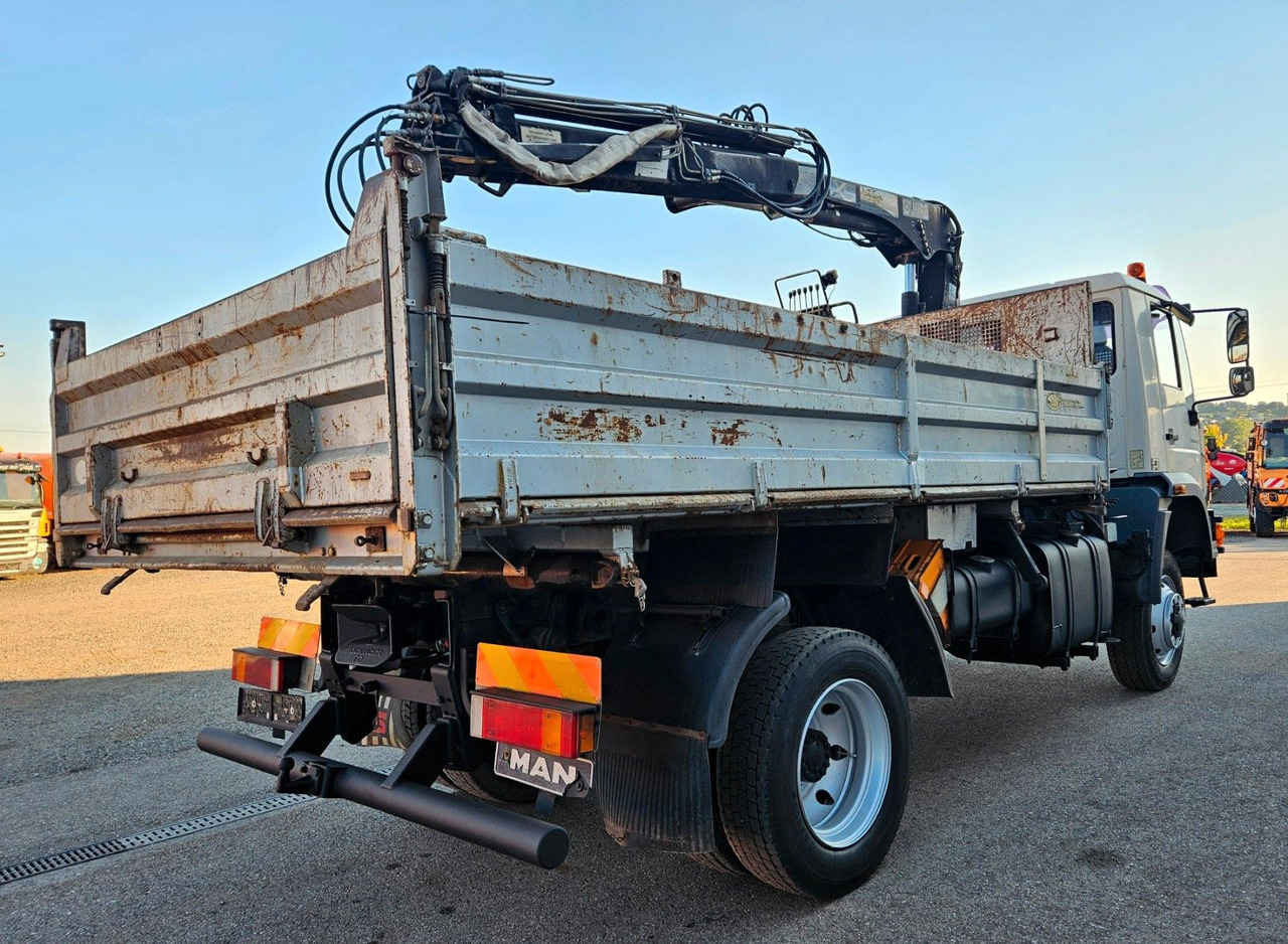 MAN LE 14.250 4x4 HIAB 077BS-2 Kran Greifer - Tipper, Crane truck: picture 3 MAN LE 14.250 4x4 HIAB 077BS-2 Kran Greifer - Tipper, Crane truck: picture 3