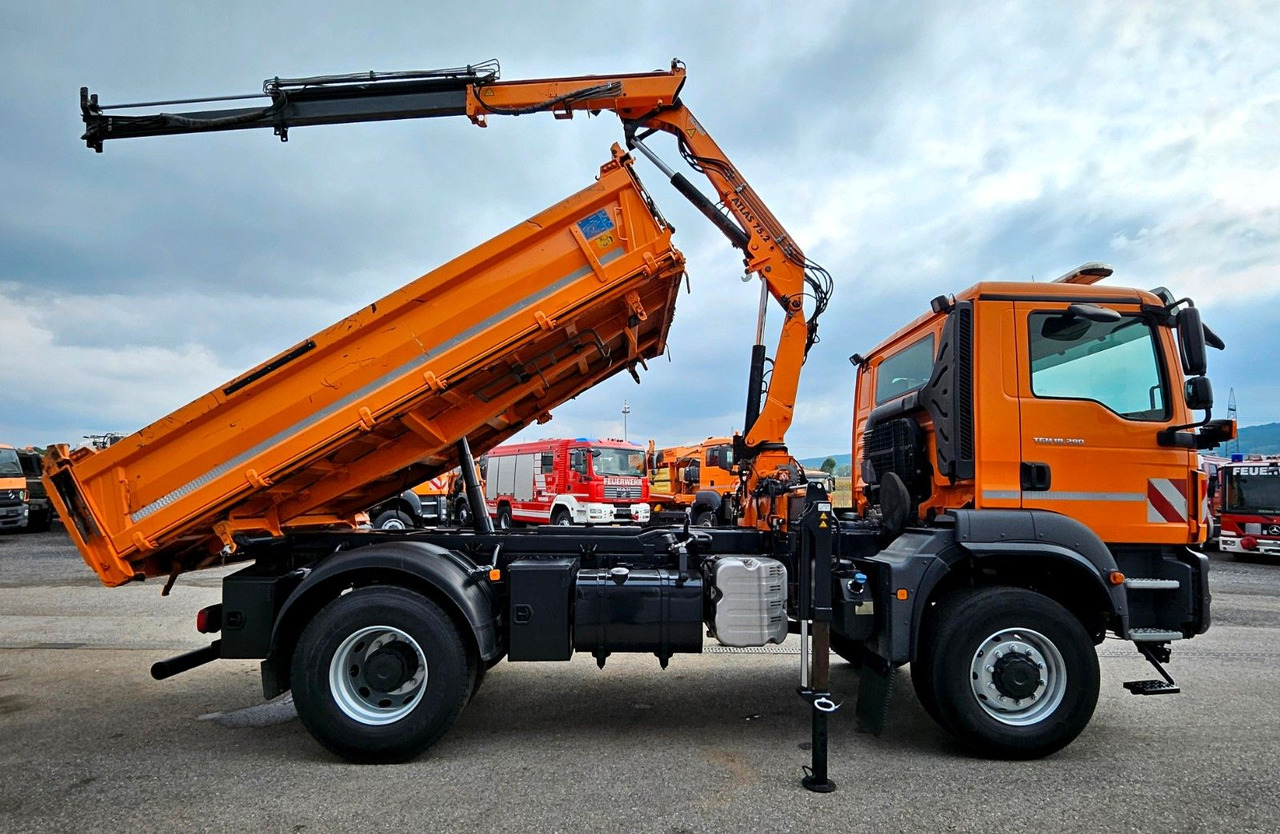 MAN TGM 18.290 4x4 Atlas 75.2 Kran Funk Euro6 - Tipper, Crane truck: picture 2 MAN TGM 18.290 4x4 Atlas 75.2 Kran Funk Euro6 - Tipper, Crane truck: picture 2