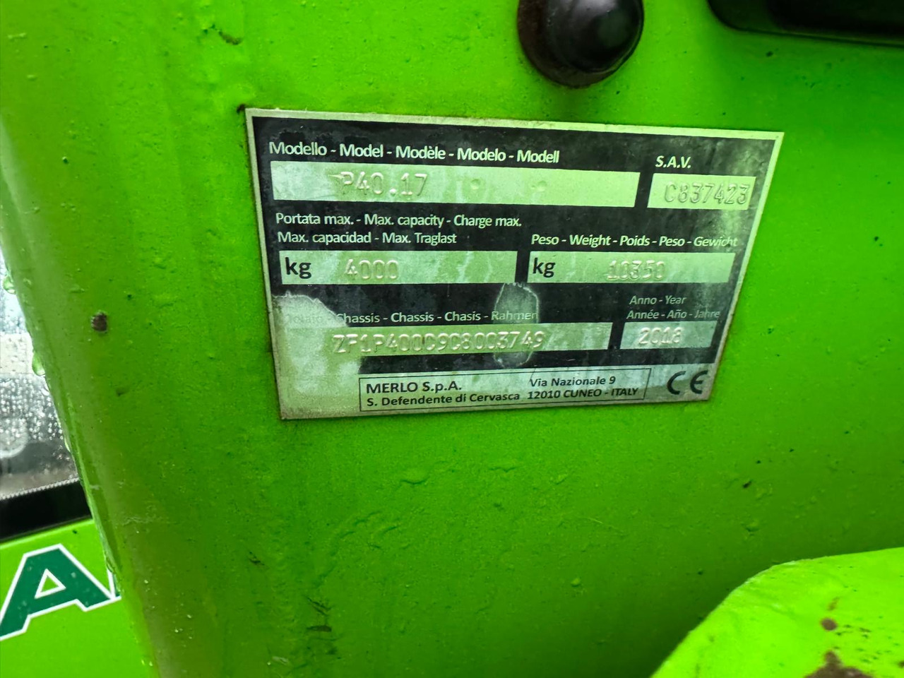 MERLO P40.17 - Telescopic handler: picture 5 MERLO P40.17 - Telescopic handler: picture 5