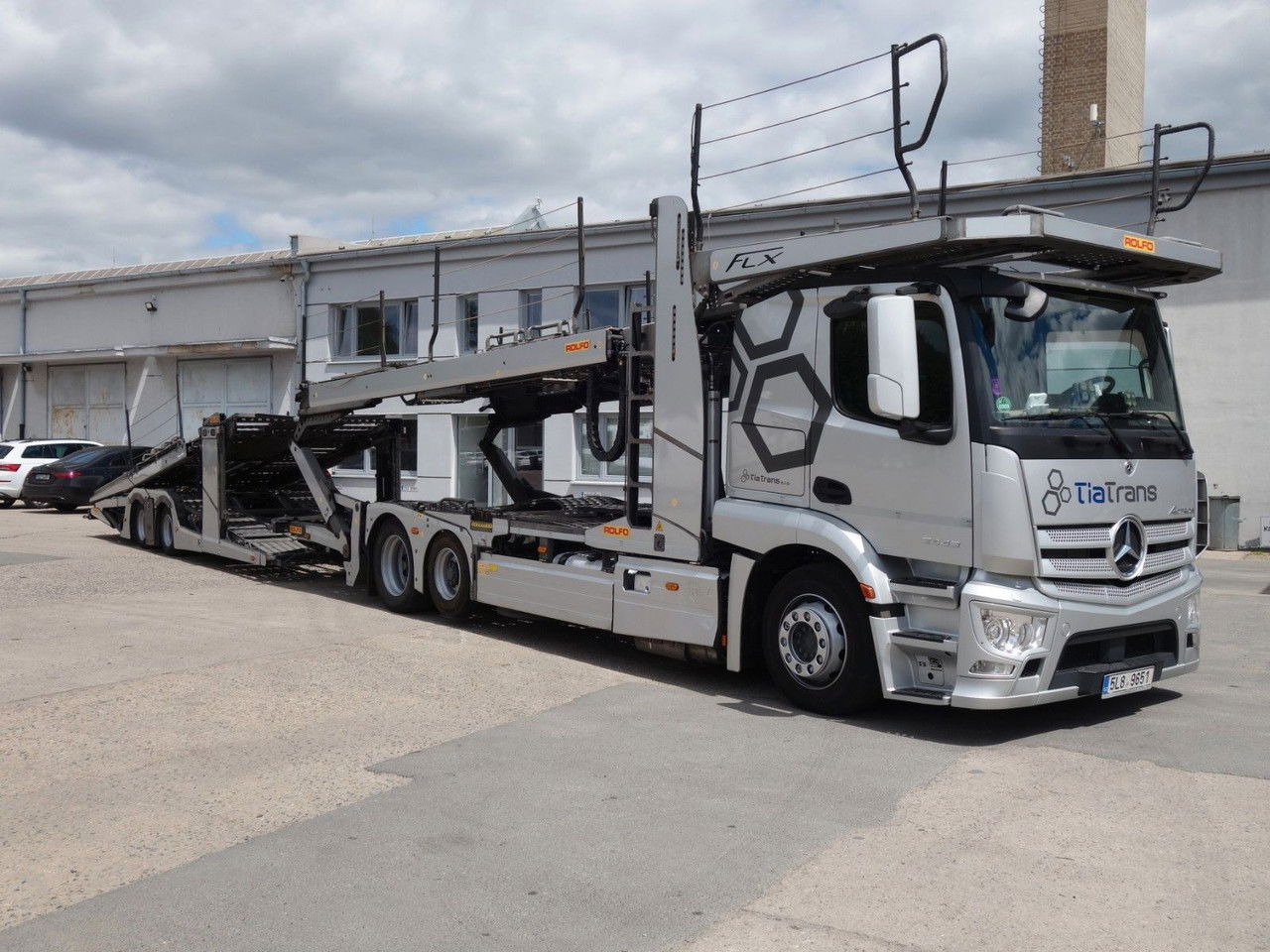 Mercedes-Benz Actros 2443 mit Rolfo FLX, Certifikation VDI - Car transporter truck: picture 2 Mercedes-Benz Actros 2443 mit Rolfo FLX, Certifikation VDI - Car transporter truck: picture 2